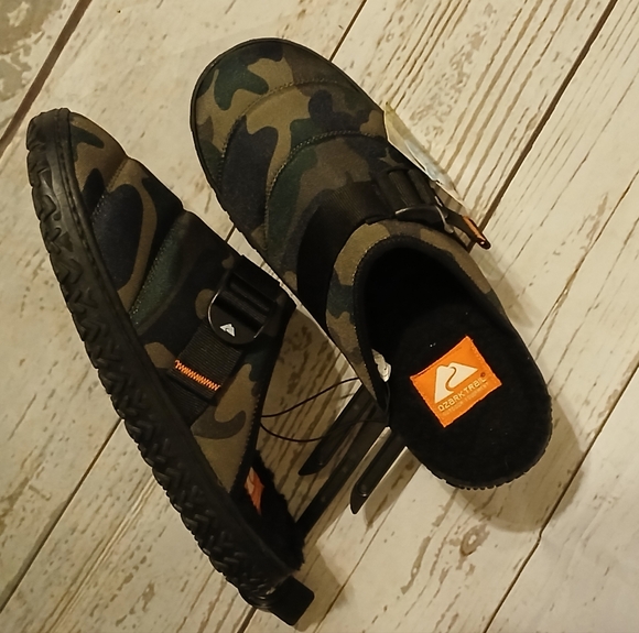 Ozark Trail Men's Camouflage Camp Scuff Slippers Size 8 - Picture 1 of 5